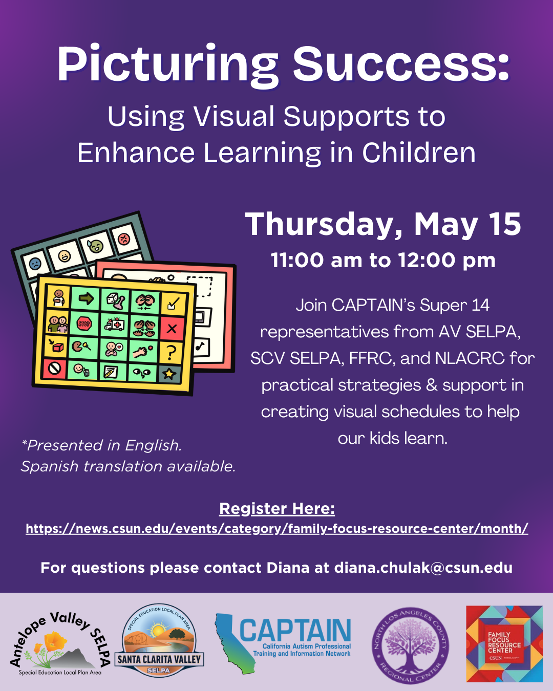 Picturing Success: Using Visual Supports to Enhance Learning in ...